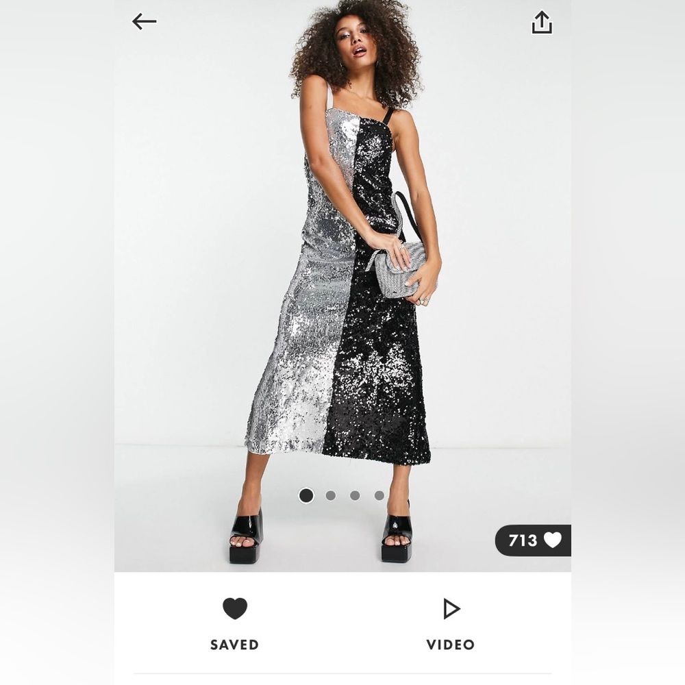 Brand new sequins tank dress